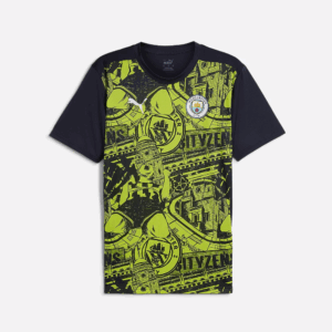 Maillot d'entraînement de football Manchester City Pré-Match 24/25 Jaune